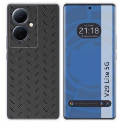 Funda Silicona para Vivo V29 Lite 5G diseño Metal Dibujos
