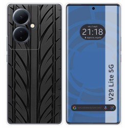 Funda Silicona para Vivo V29 Lite 5G diseño Neumatico Dibujos