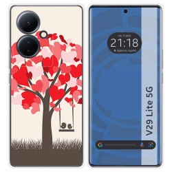 Funda Silicona para Vivo V29 Lite 5G diseño Pajaritos Dibujos