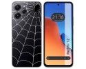 Funda Silicona Transparente compatible con Xiaomi Redmi 12 diseño Araña Dibujos