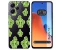 Funda Silicona Transparente compatible con Xiaomi Redmi 12 diseño Cactus Dibujos