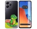 Funda Silicona Transparente compatible con Xiaomi Redmi 12 diseño Coco Dibujos