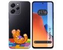 Funda Silicona Transparente compatible con Xiaomi Redmi 12 diseño Leopardo Dibujos