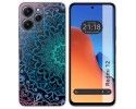Funda Silicona Transparente compatible con Xiaomi Redmi 12 diseño Mandala Dibujos