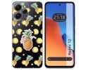 Funda Silicona Transparente compatible con Xiaomi Redmi 12 diseño Piña Dibujos