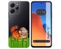 Funda Silicona Transparente compatible con Xiaomi Redmi 12 diseño Tigre Dibujos