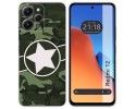 Funda Silicona compatible con Xiaomi Redmi 12 diseño Camuflaje 01 Dibujos