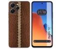 Funda Silicona compatible con Xiaomi Redmi 12 diseño Cuero 01 Dibujos