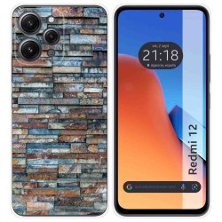 Funda Silicona compatible con Xiaomi Redmi 12 diseño Ladrillo 05 Dibujos