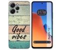 Funda Silicona compatible con Xiaomi Redmi 12 diseño Madera 01 Dibujos