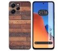 Funda Silicona compatible con Xiaomi Redmi 12 diseño Madera 03 Dibujos
