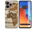 Funda Silicona compatible con Xiaomi Redmi 12 diseño Madera 07 Dibujos