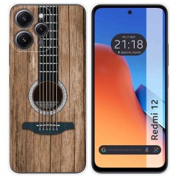 Funda Silicona compatible con Xiaomi Redmi 12 diseño Madera 11 Dibujos