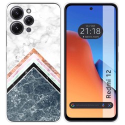 Funda Silicona compatible con Xiaomi Redmi 12 diseño Mármol 05 Dibujos