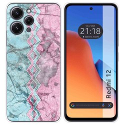 Funda Silicona compatible con Xiaomi Redmi 12 diseño Mármol 08 Dibujos