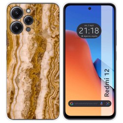 Funda Silicona compatible con Xiaomi Redmi 12 diseño Mármol 10 Dibujos