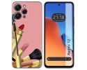 Funda Silicona compatible con Xiaomi Redmi 12 diseño Brochas Dibujos