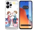 Funda Silicona compatible con Xiaomi Redmi 12 diseño Café Dibujos