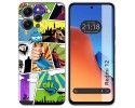 Funda Silicona compatible con Xiaomi Redmi 12 diseño Comic Dibujos