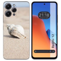 Funda Silicona compatible con Xiaomi Redmi 12 diseño Concha Dibujos