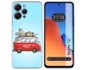 Funda Silicona compatible con Xiaomi Redmi 12 diseño Furgoneta Dibujos