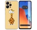 Funda Silicona compatible con Xiaomi Redmi 12 diseño Jirafa Dibujos