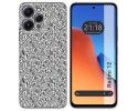 Funda Silicona compatible con Xiaomi Redmi 12 diseño Letras Dibujos