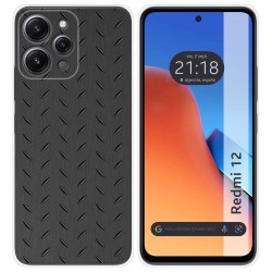 Funda Silicona compatible con Xiaomi Redmi 12 diseño Metal Dibujos