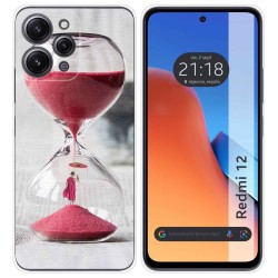 Funda Silicona compatible con Xiaomi Redmi 12 diseño Reloj Dibujos