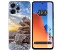 Funda Silicona compatible con Xiaomi Redmi 12 diseño Sunset Dibujos