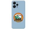 Funda Silicona Líquida Azul compatible con Xiaomi Redmi 12 diseño Adventure Dibujos