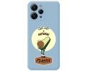 Funda Silicona Líquida Azul compatible con Xiaomi Redmi 12 diseño Culo Natural Dibujos