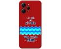 Funda Silicona Líquida Roja compatible con Xiaomi Redmi 12 diseño Agua Dibujos