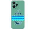 Funda Silicona Líquida Verde compatible con Xiaomi Redmi 12 diseño Agua Dibujos