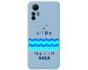 Funda Silicona Líquida Azul compatible con Xiaomi Redmi Note 12S diseño Agua Dibujos