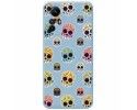 Funda Silicona Líquida Azul compatible con Xiaomi Redmi Note 12S diseño Catrina Dibujos