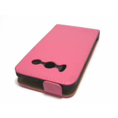 Funda Piel Premium Ultra-Slim Huawei Ascend Y300 Rosa / Fucsia