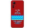 Funda Silicona Líquida Roja compatible con Xiaomi Redmi Note 12S diseño Agua Dibujos