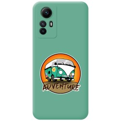 Funda Silicona Líquida Verde compatible con Xiaomi Redmi Note 12S diseño Adventure Dibujos