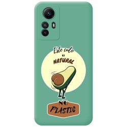 Funda Silicona Líquida Verde compatible con Xiaomi Redmi Note 12S diseño Culo Natural Dibujos