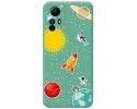 Funda Silicona Líquida Verde compatible con Xiaomi Redmi Note 12S diseño Espacio Dibujos
