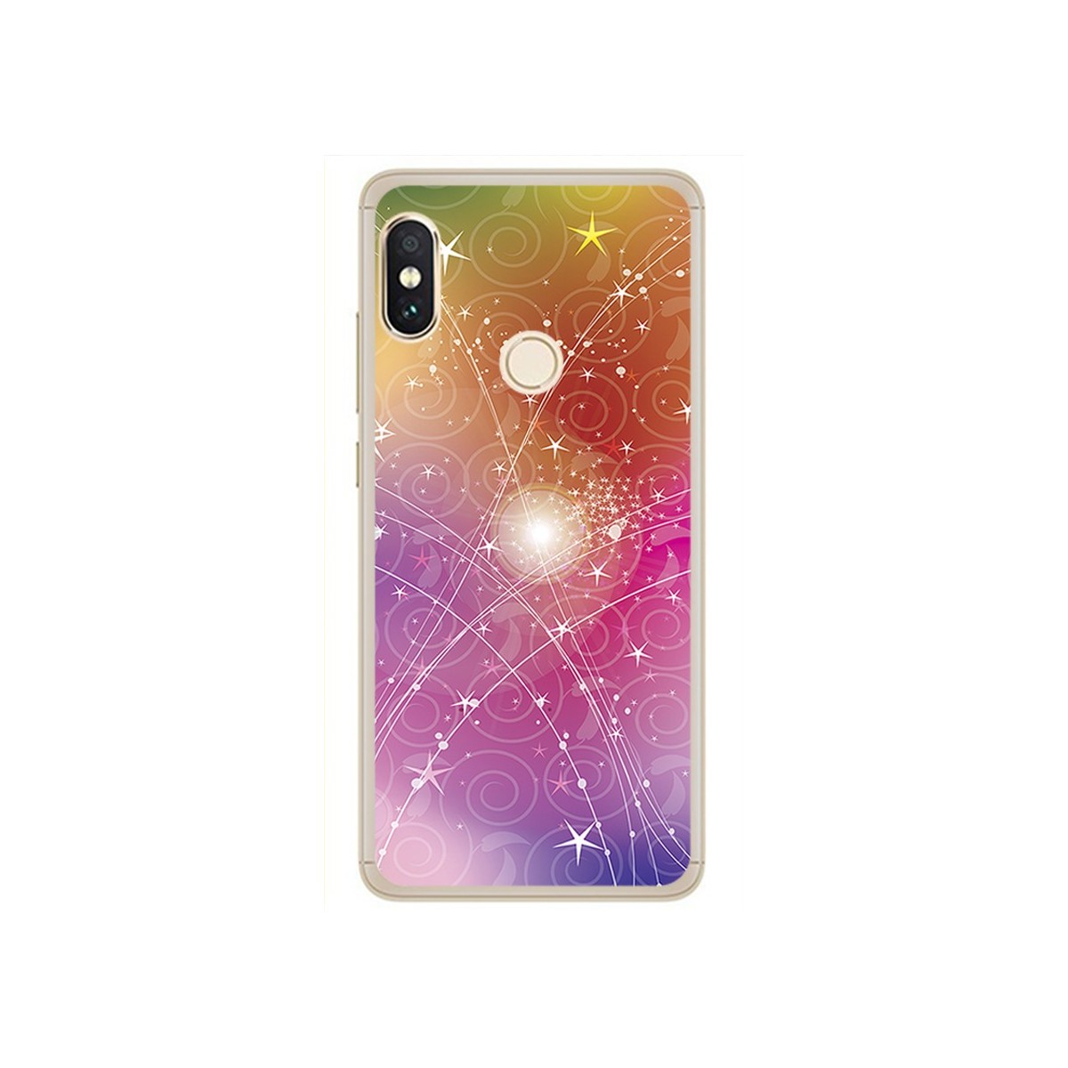 Funda Gel Tpu para Xiaomi Redmi Note 5 / Note 5 Pro Diseño Abstracto Dibujos