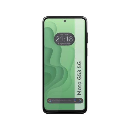 Protector Cristal Templado Completo 5D Full Glue Negro para Motorola Moto G53 5G Vidrio