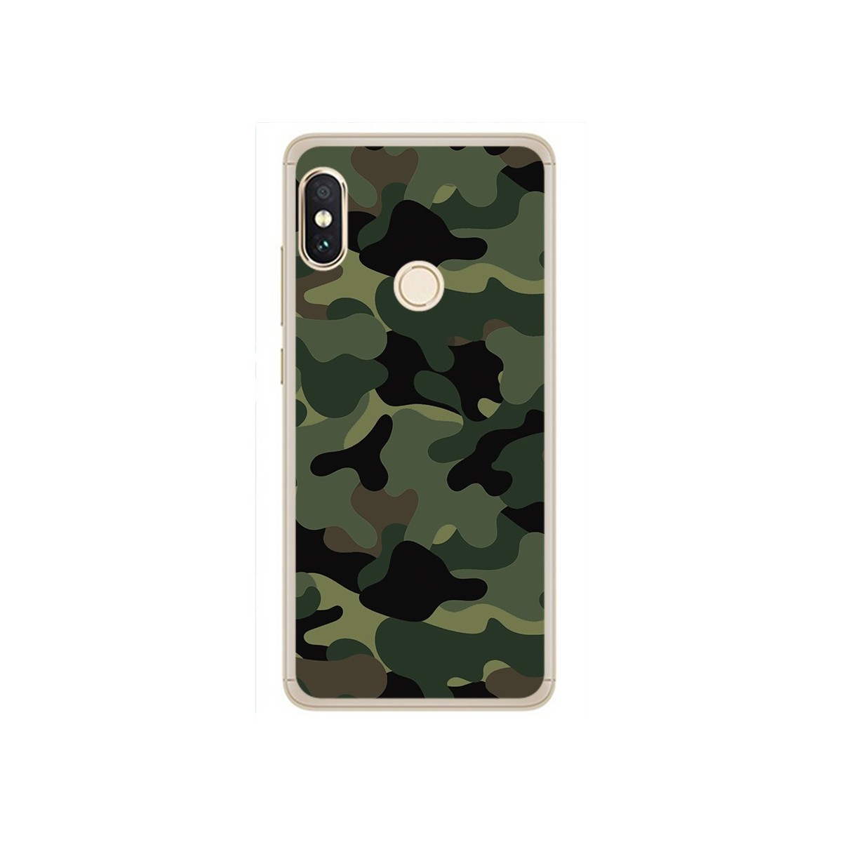 Funda Gel Tpu para Xiaomi Redmi Note 5 / Note 5 Pro Diseño Camuflaje Dibujos