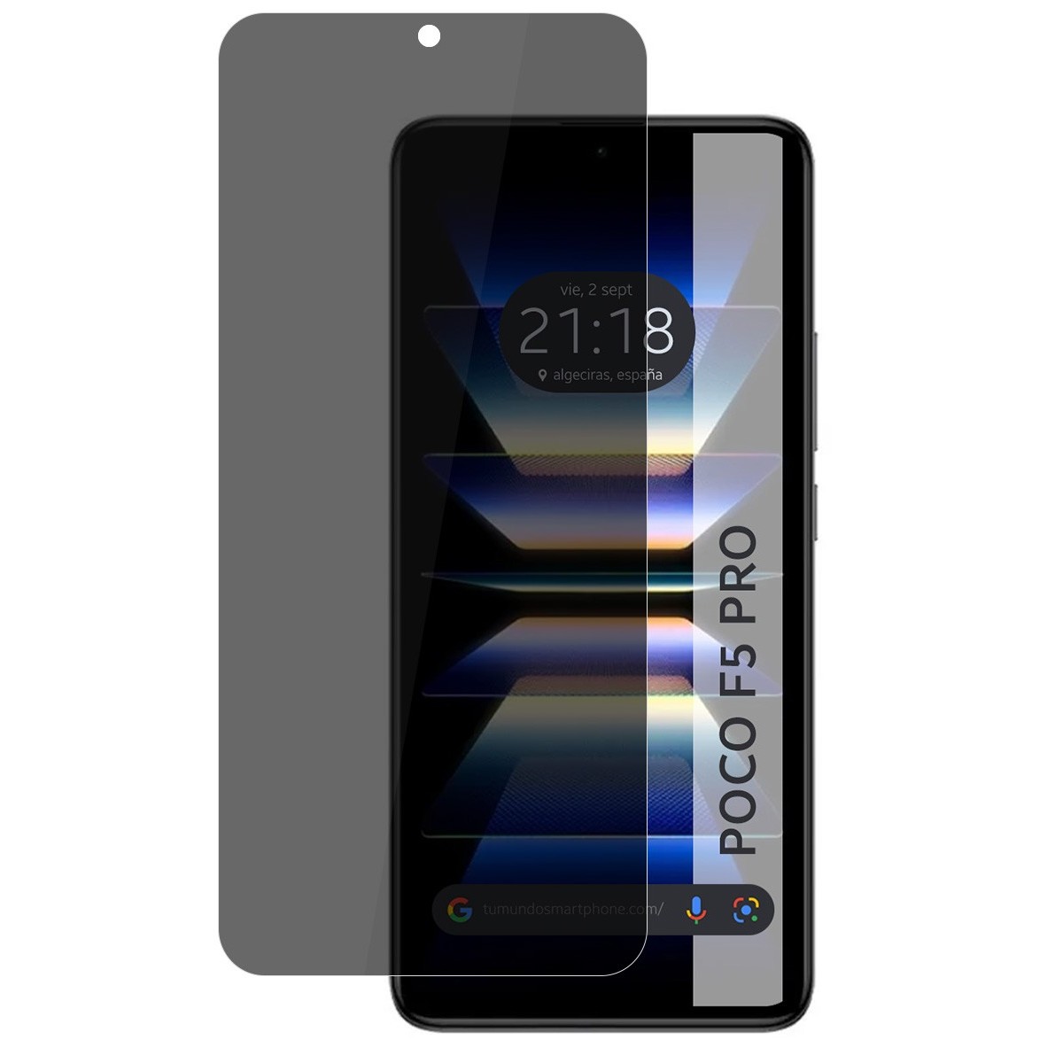 Protector Pantalla Hidrogel Privacidad Antiespías compatible con Xiaomi Poco F5 Pro 5G