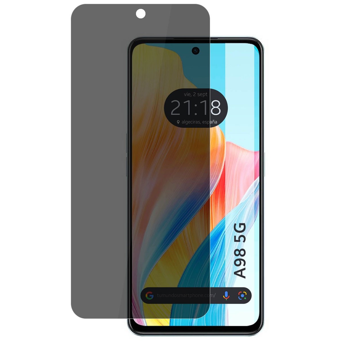 Protector Pantalla Hidrogel Privacidad Antiespías para Oppo A98 5G