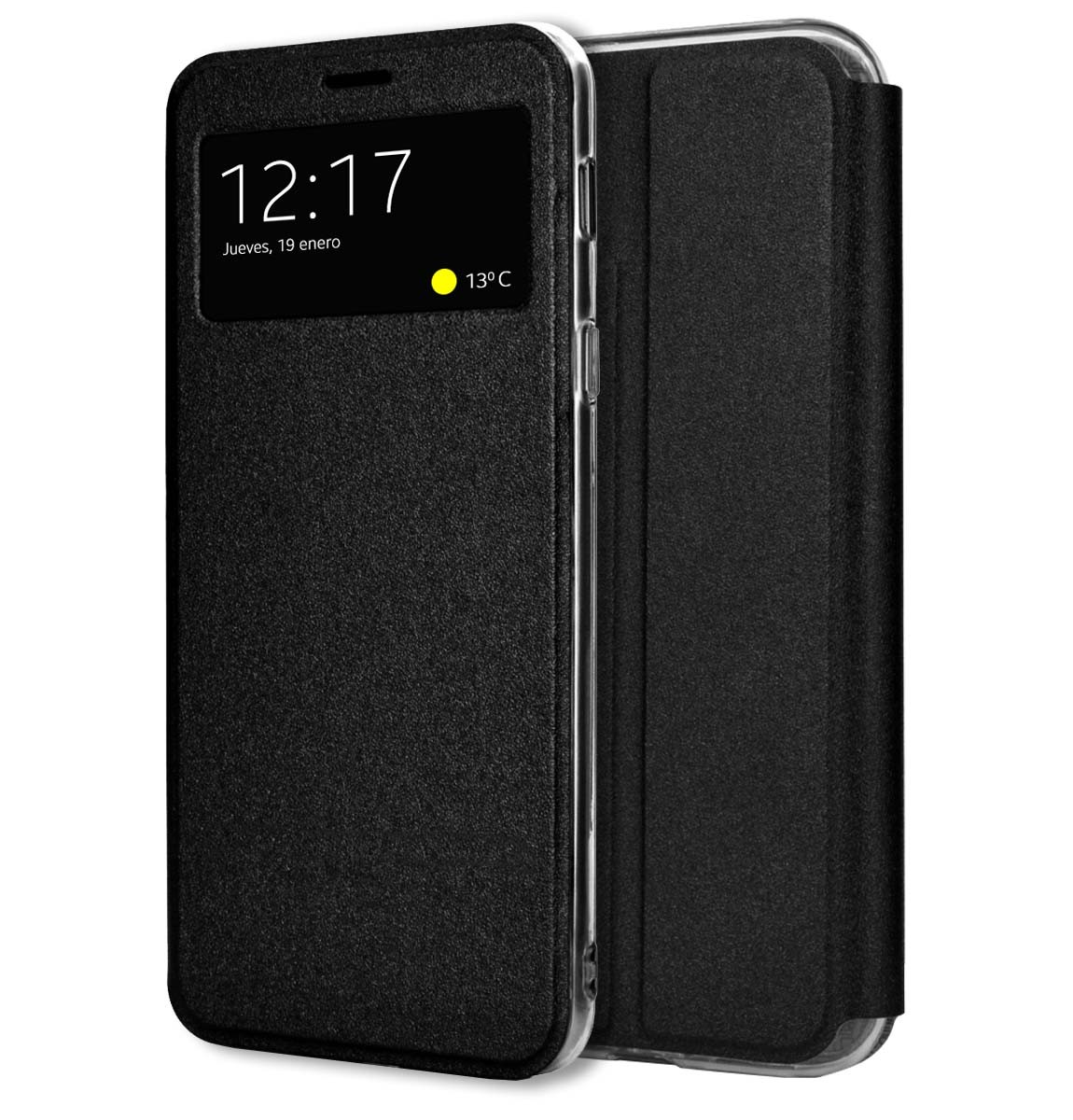 Cover Libro Supporto Con Finestra per Realme 11 pro / + Plus 5g Colore Nera