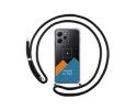 Personaliza tu Funda Colgante Transparente para Xiaomi Redmi 12 con Cordon Negro Dibujo Personalizada