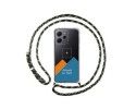 Personaliza tu Funda Colgante Transparente para Xiaomi Redmi 12 con Cordon Verde / Dorado Dibujo Personalizada