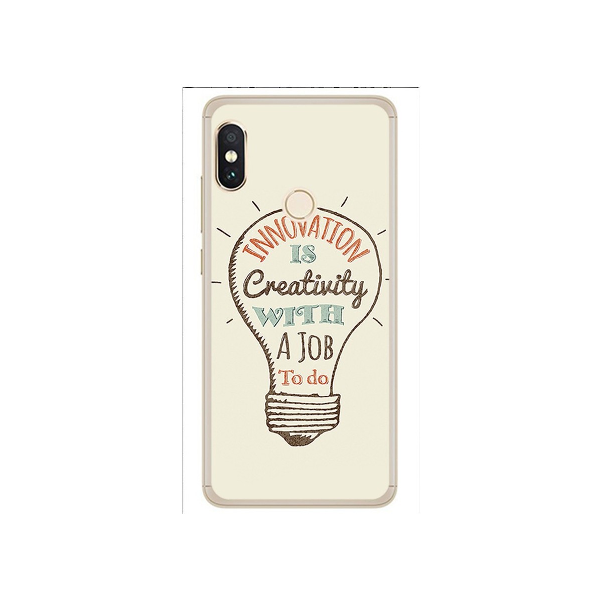Funda Gel Tpu para Xiaomi Redmi Note 5 / Note 5 Pro Diseño Creativity Dibujos